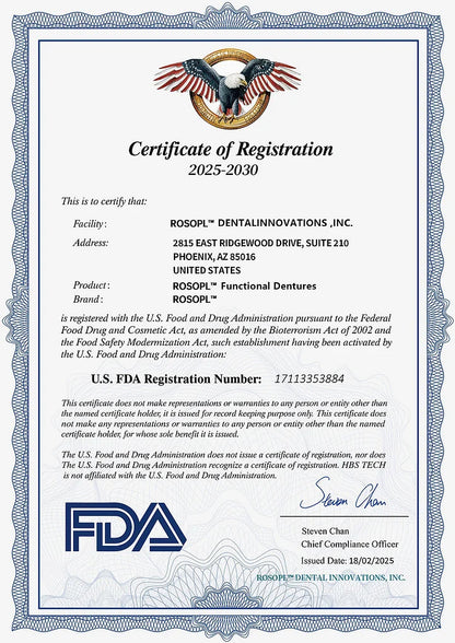 🌎Ends Today: 70% OFF! ROSOPL Custom-Fit Full Functional DenturesMake you more confident