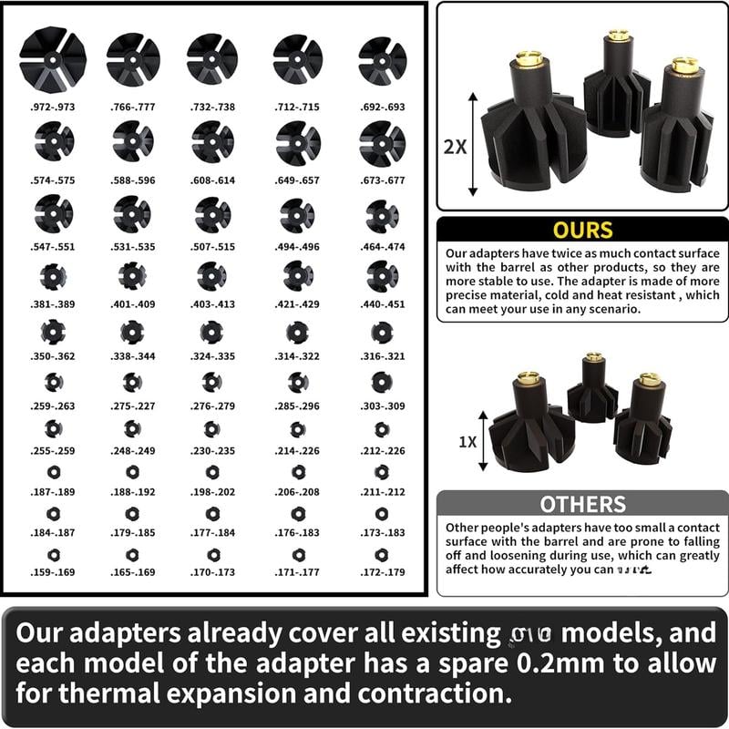 Professional Aperture Red/Green Aiming Kit Aperture Aiming with 32adapters