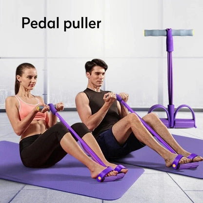 🔥First 100 Customers: Only $16.99!!!!💥21 Fitness Resistance Bands-4 Tube Pedal Ankle Puller