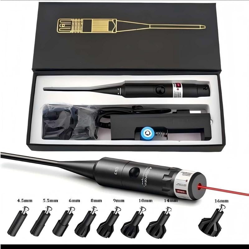 Professional Aperture Red/Green Aiming Kit Aperture Aiming with 32adapters