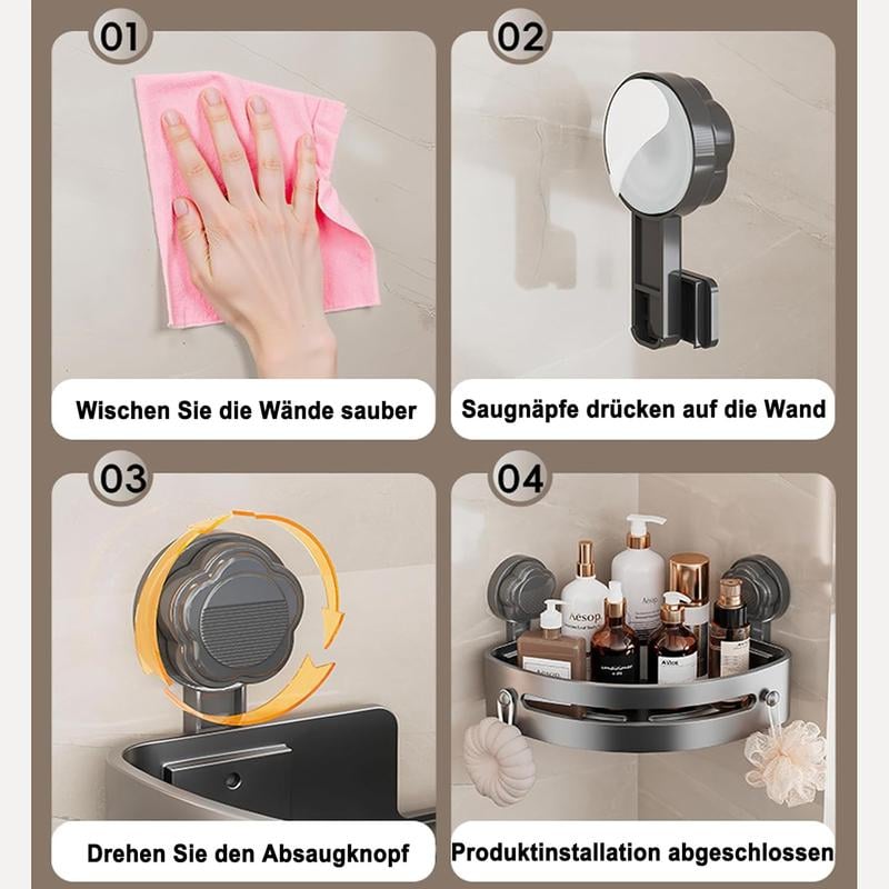 🔥LAST DAY 50% OFF - Triangle Suction Cup ShowerCaddy