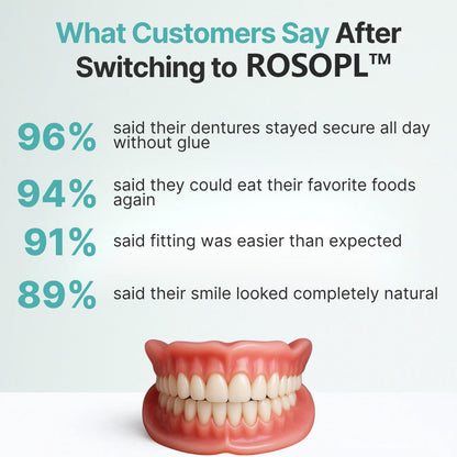🌎Ends Today: 70% OFF! ROSOPL Custom-Fit Full Functional DenturesMake you more confident