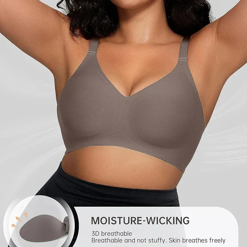 ⏳LAST DAY SALE 50%⚡💖Comfortable Wireless Full Coverage Jelly Smoothing Bra👍No more sagging breasts