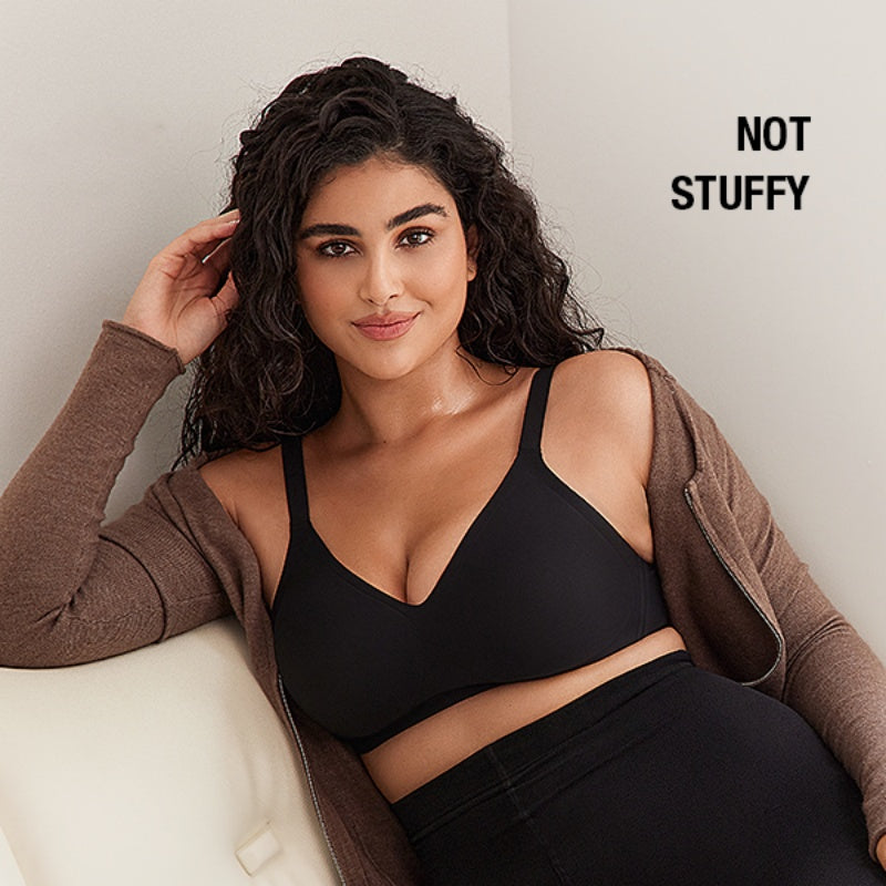 ⏳LAST DAY SALE 50%⚡💖Comfortable Wireless Full Coverage Jelly Smoothing Bra👍No more sagging breasts