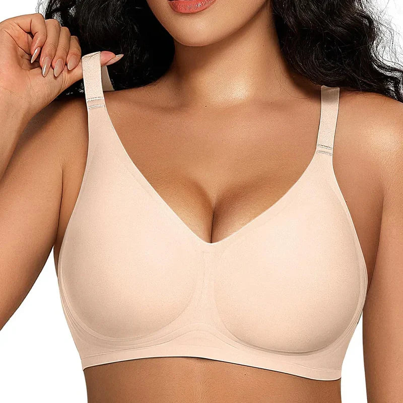 ⏳LAST DAY SALE 50%⚡💖Comfortable Wireless Full Coverage Jelly Smoothing Bra👍No more sagging breasts